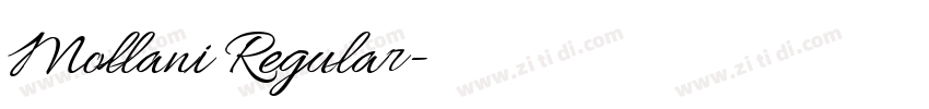 Mollani Regular字体转换 Mollani Regular字体转换